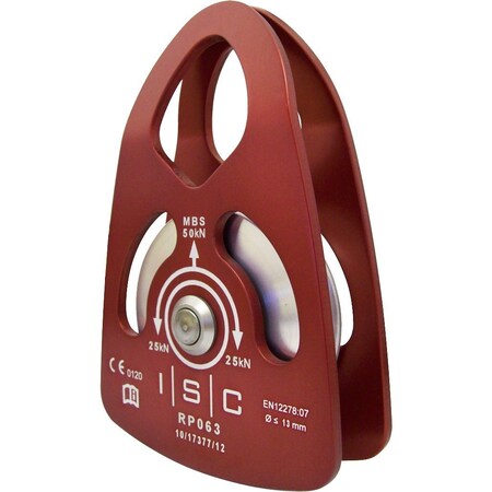 Sunbelt Pulley-ISC, Prussik, Med Single, Aluminum 10" x4" x2" A-B1ABIRP063